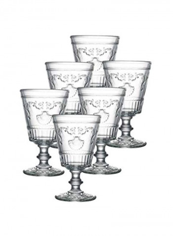 Set Of 6 Versailles Tasting Glasses Clear