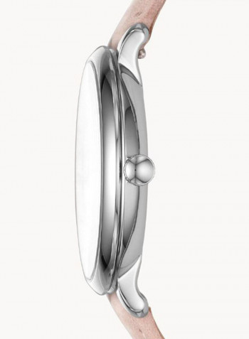 Women's Leather Analog Wrist Watch ES4151