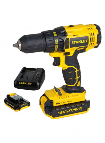 Screwer Drill With Battery Yellow/Black
