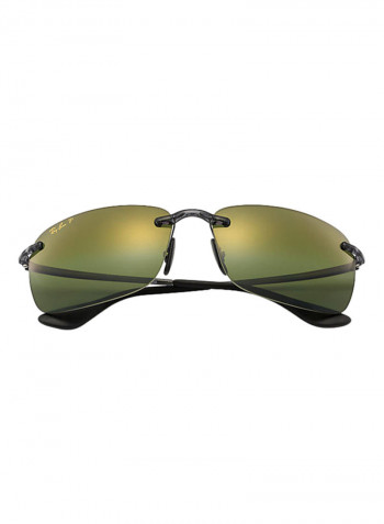 Men's Chromance Polarized Rectangular Sunglasses