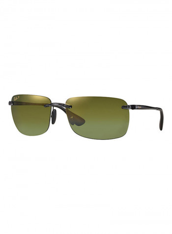 Men's Chromance Polarized Rectangular Sunglasses
