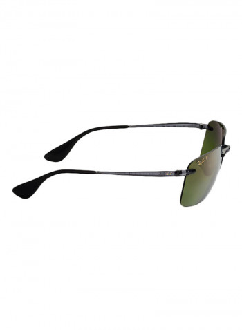 Men's Chromance Polarized Rectangular Sunglasses