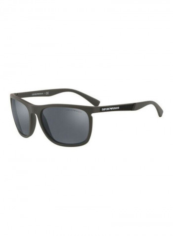 Men's UV-Protection Square Sunglasses - Lens Size: 59 mm