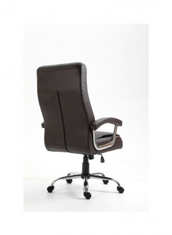 Highback Ergonomic Swivel Executive Chair Black 52x52x126cm