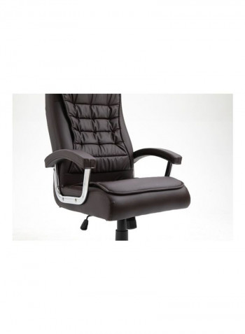 Highback Ergonomic Swivel Executive Chair Black 52x52x126cm
