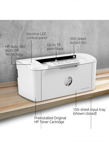 Pro M15A Laserjet Printer,W2G50A White