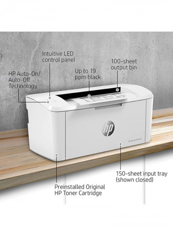 Pro M15A Laserjet Printer,W2G50A White