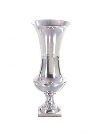Aluminium Flower Vase Silver 9x21inch