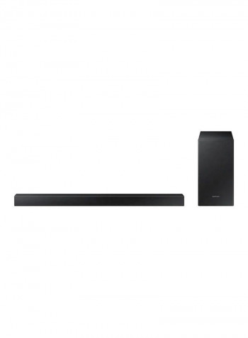 2.1-Channel Soundbar System With Wireless Subwoofer HW-T450/ZN Black