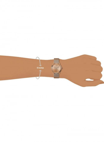 Women's Micro Imprint Water-Resistant Analog Watch GW0106L3