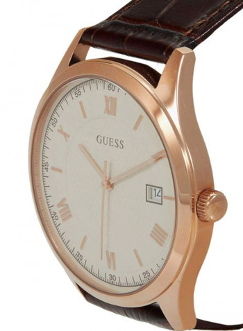 Men's Water Resistant Leather Analog Watch GW0065G1