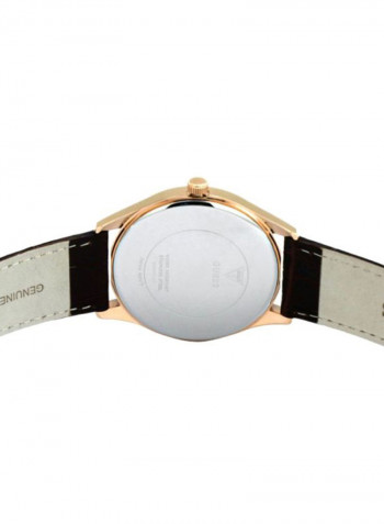 Men's Water Resistant Leather Analog Watch GW0065G1