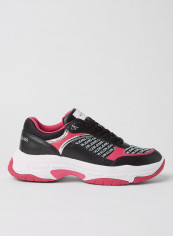 All-Over Logo Chunky Sneakers Black