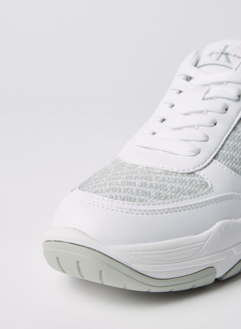 All-Over Logo Chunky Sneakers Bright White