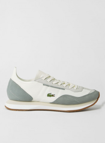 Men's Match Break Textile Trainers Off White/Grey
