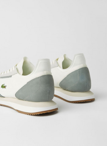 Men's Match Break Textile Trainers Off White/Grey