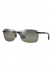 Men's Chromance Polarized Rectangular Sunglasses - Lens Size: 60 mm