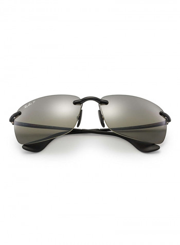 Men's Chromance Polarized Rectangular Sunglasses - Lens Size: 60 mm
