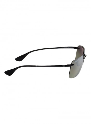 Men's Chromance Polarized Rectangular Sunglasses - Lens Size: 60 mm