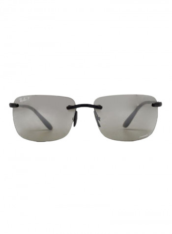 Men's Classic Rectangular Sunglasses - Lens Size: 60 mm
