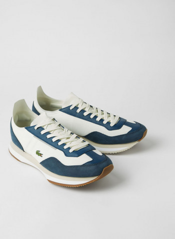 Men's Match Break Textile Trainers Off White/Navy