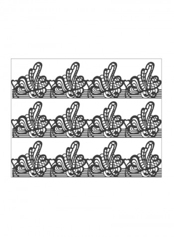 Design Mat For Decorating Paste Black 11.8x15.8x11.8inch