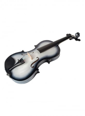 Wooden Acoustic Violin With Bow And Storage Case