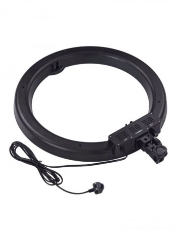LED Photography Ring Light With Accessories Black/White/Orange