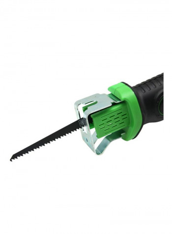 Cordless Rechargeable Garden Saw Black/Green/Silver 44x11x16centimeter