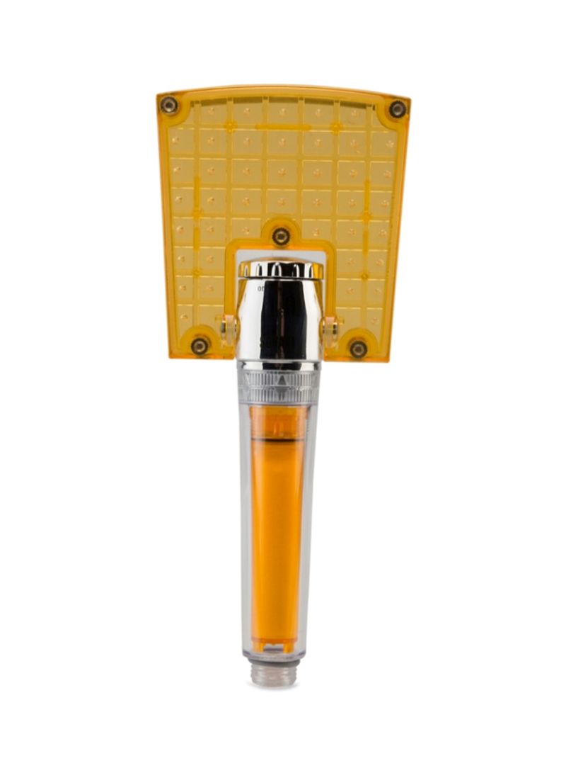Adjustable Water Shower Filter Yellow/Silver
