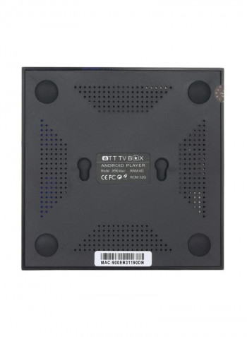 Max Plus TV Box With Remote Control For Smart TV S905X3 Black