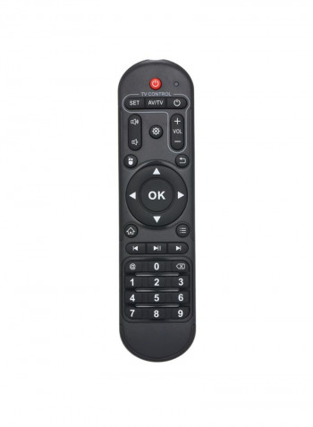 Max Plus TV Box With Remote Control For Smart TV S905X3 Black