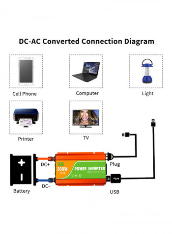 Continuous Pure Sine Wave Inverter Orange