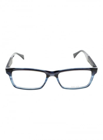 Men's Rectangular Eyeglasses - Lens Size: 53 mm