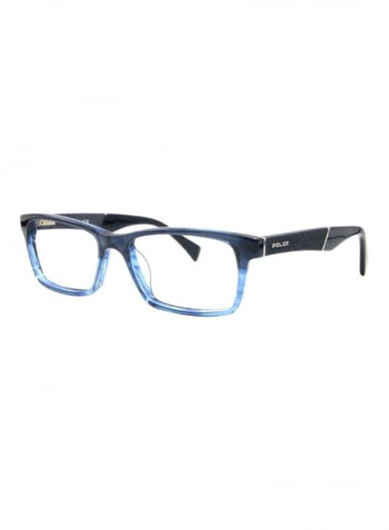 Men's Rectangular Eyeglasses - Lens Size: 53 mm