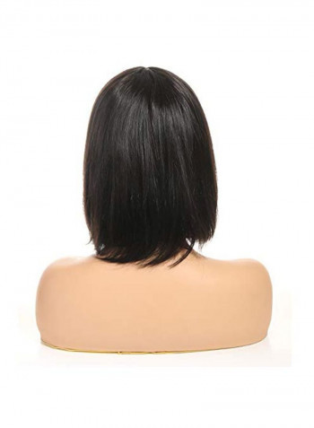 Straight Short Hair Wig Black 12inch