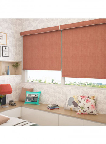 Single Sunset Roller Blackout Window Shade Brown 160x200cm