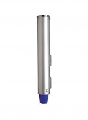 Gravity-Feed Cup Dispenser Silver/Blue 4.125inch reviews Gravity-Feed Cup Dispenser Silver/Blue 4.125inch