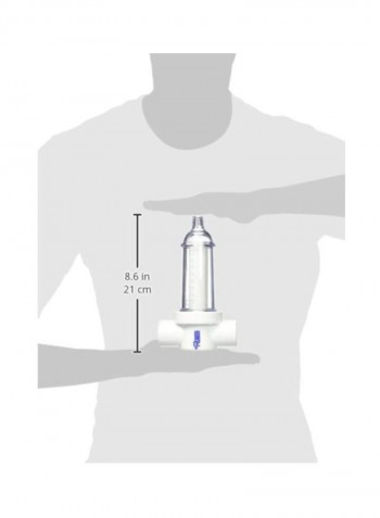 Polyester Screened Spin-Down Filter System White/Clear 21centimeter
