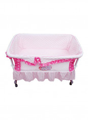 Baby Crib With Retractable Hood