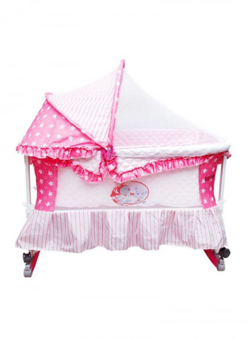 Baby Crib With Retractable Hood