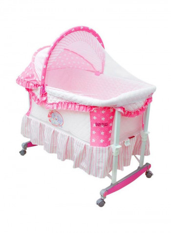 Baby Crib With Retractable Hood