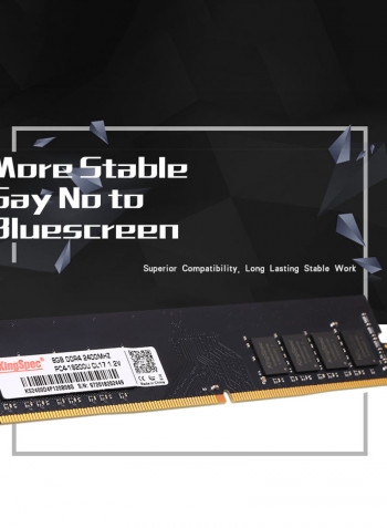 DDR4 Desktop PC RAM 8GB Black/Gold