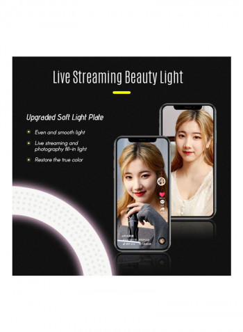 LED Ring Light Set Black