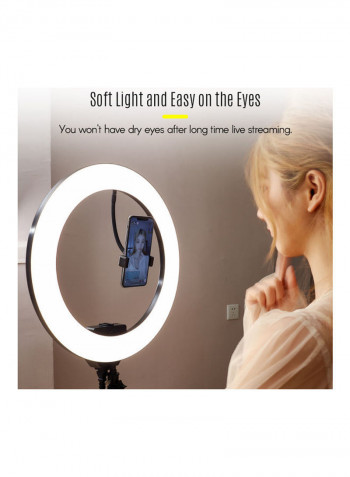 LED Ring Light Set Black