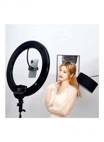 LED Ring Light Set Black