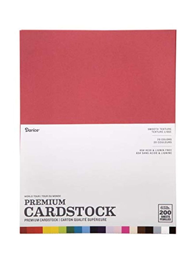 200-Piece Premium Cardstock