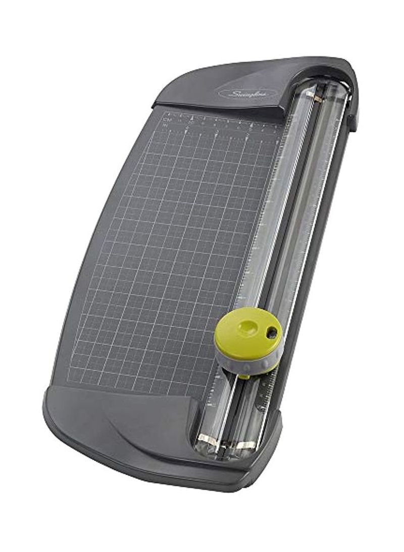 Paper Trimmer And Rotary Paper Cutter Grey/Clear/Green