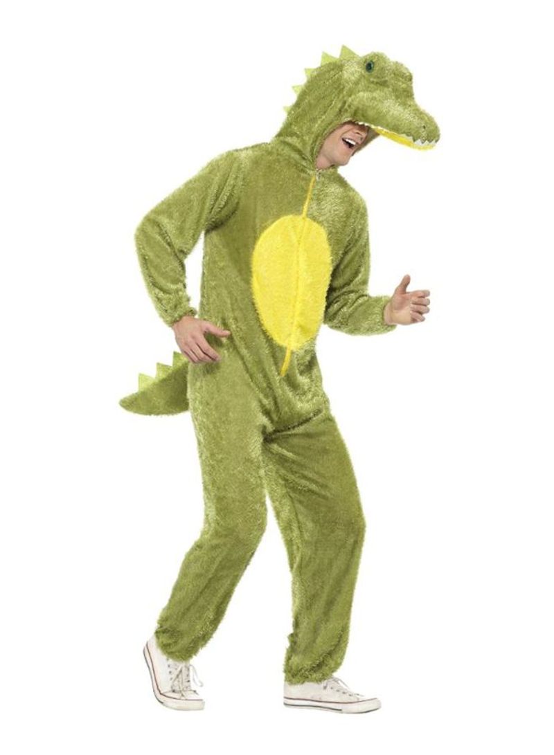 Crocodile Hooded Jumpsuit Costume L