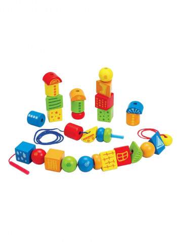 32-Piece String Along Shapes Set